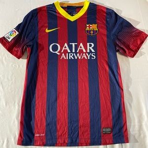 NIKE FC BARCELONA SOCCER JERSEY SMALL